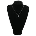 ノンブランド NON BRAND アクアマリン 0.70ct ダイヤ ペンダント プラチナシルバーXホワイトゴールド Pt900 アクアマリン ダイヤモンド K14WG(チェーン) ネックレス ブルー 青 マーキスカット