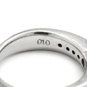 ノンブランド NON BRAND イエローダイヤ 0.176ct イエロー×プラチナシルバー Pt900 ダイヤモンド リング 指輪 Pt900 プラチナ セミエタニティ メレ ラインストーン 11号