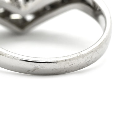 ノンブランド NON BRAND ダイヤモンド 1.50ct リング プラチナシルバー Pt900 ダイヤモンド リング 指輪 V字 Vライン プラチナ900 7石 7P バゲットカット 13号