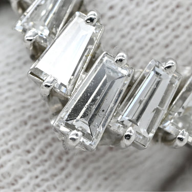 ノンブランド NON BRAND ダイヤモンド 1.50ct リング プラチナシルバー Pt900 ダイヤモンド リング 指輪 V字 Vライン プラチナ900 7石 7P バゲットカット 13号