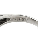 ノンブランド NON BRAND ルビー 1.223ct ダイヤ レッド×プラチナシルバー Pt900 ルビー ダイヤモンド リング 指輪 赤 1P 1石 1粒 プラチナ Pt900 メレダイヤ パヴェ バケットカット オーバル 楕円 12号