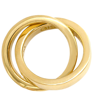 ティファニー Tiffany & Co ダブルフープ イエローゴールド K18YG ペンダントトップ パロマピカソ 18K AU750