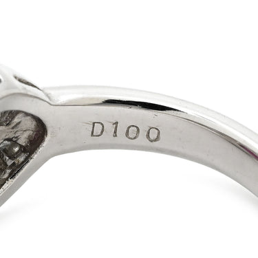 ノンブランド NON BRAND ルビー ダイヤリング プラチナシルバー Pt900 ルビー ダイヤモンド リング 指輪 レッド 赤 1石 ダイヤモンド 1.59ct プラチナム PT 長方形 10号