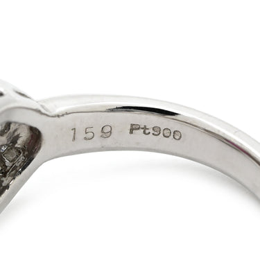 ノンブランド NON BRAND ルビー ダイヤリング プラチナシルバー Pt900 ルビー ダイヤモンド リング 指輪 レッド 赤 1石 ダイヤモンド 1.59ct プラチナム PT 長方形 10号