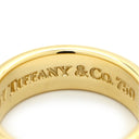 ティファニー Tiffany & Co ナロー イエローゴールド K18YG リング 指輪 T&Co. Au750 18K 18金 カーブ 曲線 12号