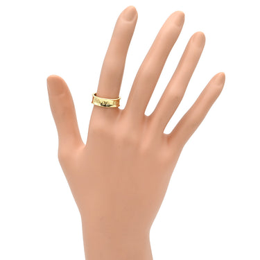 ティファニー Tiffany & Co ナロー イエローゴールド K18YG リング 指輪 T&Co. Au750 18K 18金 カーブ 曲線 12号