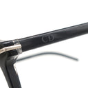 クリスチャン・ディオール Christian Dior BLACK TIE BLACKTIE-272F ブラック プラスチック メガネ シルバー金具 メガネフレーム 黒