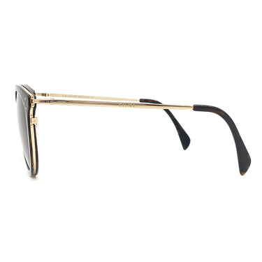 セリーヌ CELINE ラウンド 56□17 CL40033F ブラウン プラスチック メタル サングラス ゴールド金具 レオパード マーブル