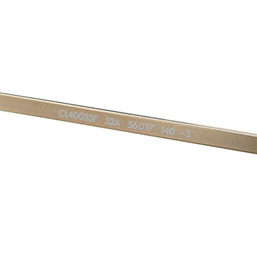 セリーヌ CELINE ラウンド 56□17 CL40033F ブラウン プラスチック メタル サングラス ゴールド金具 レオパード マーブル