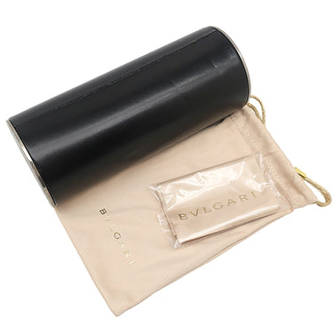 ブルガリ BVLGARI キャットアイ 57□17 6092-B ブラック×ゴールド プラスチック メタル ラインストーン サングラス ゴールド金具 黒 フラワーモチーフ