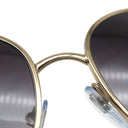 ブルガリ BVLGARI キャットアイ 57□17 6092-B ブラック×ゴールド プラスチック メタル ラインストーン サングラス ゴールド金具 黒 フラワーモチーフ