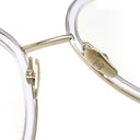 シャネル CHANEL バタフライシェイプ 54□20 2222-S クリア×ゴールド プラスチック メガネ シャンパンゴールド金具 ブルーライトカット 伊達メガネ ココマーク