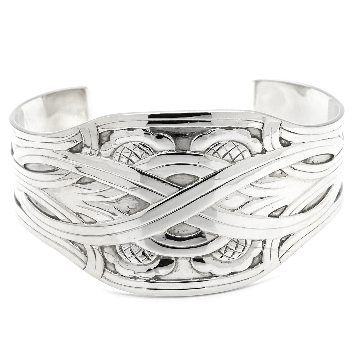 ジョージ・ジェンセン Georg Jensen デザイン バングル 55 シルバー