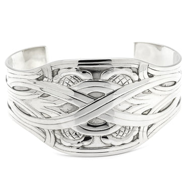 ジョージ・ジェンセン Georg Jensen デザイン バングル 55 シルバー シルバー925 ブレスレット AG925 オープンブレス ハーフバングル