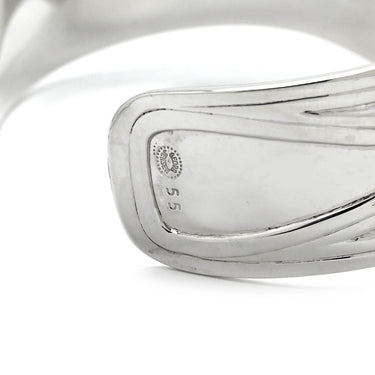 ジョージ・ジェンセン Georg Jensen デザイン バングル 55 シルバー シルバー925 ブレスレット AG925 オープンブレス ハーフバングル
