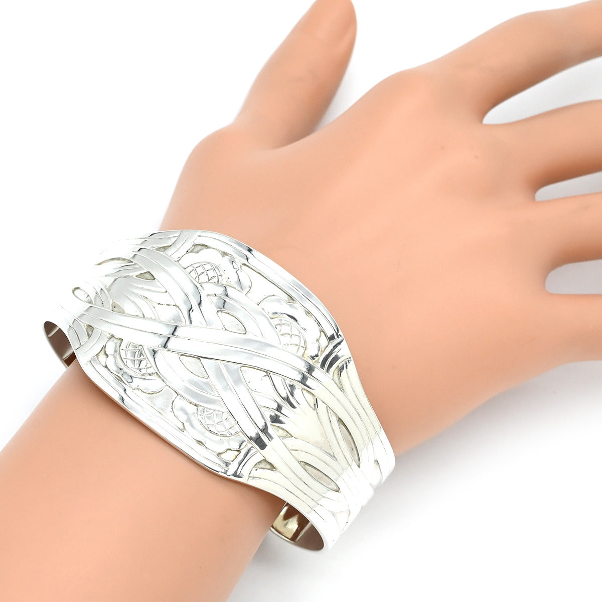 ジョージ・ジェンセン Georg Jensen デザイン バングル 55 シルバー