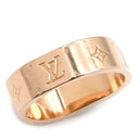 ルイヴィトン LOUIS VUITTON バーグ ナノグラム M00214 ピンクゴールドXシルバー GP メタル #M リング 指輪 モノグラム シルバースタッズ 13号