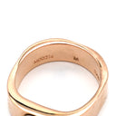 ルイヴィトン LOUIS VUITTON バーグ ナノグラム M00214 ピンクゴールドXシルバー GP メタル #M リング 指輪 モノグラム シルバースタッズ 13号