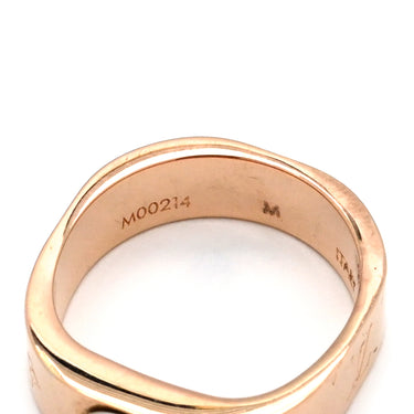ルイヴィトン LOUIS VUITTON バーグ ナノグラム M00214 ピンクゴールドXシルバー GP メタル #M リング 指輪 モノグラム シルバースタッズ 13号