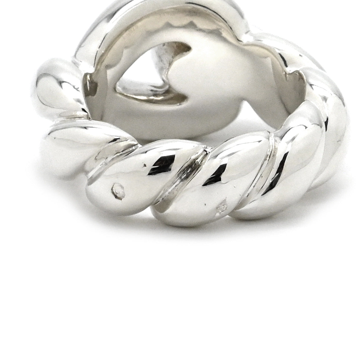 エルメス HERMES トルサード シルバー シルバー925 #46(JP6) リング