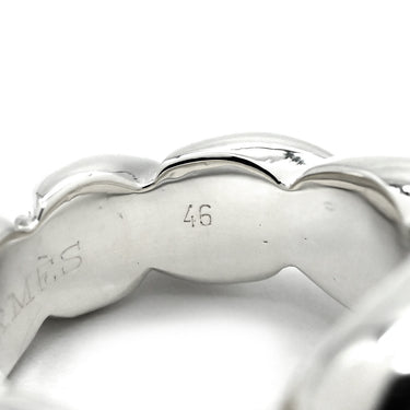 エルメス HERMES トルサード シルバー シルバー925 #46(JP6) リング 指輪 アクセサリー AG925 ロープモチーフ ヴィンテージ 6号
