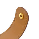 エルメス HERMES メドール レッド ヴォーエプソン GP ブレスレット ゴールド金具 レザーブレス スタッズ