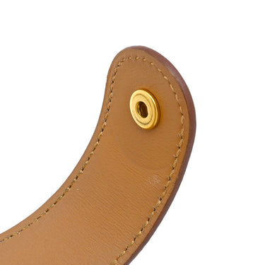 エルメス HERMES メドール レッド ヴォーエプソン GP ブレスレット ゴールド金具 レザーブレス スタッズ