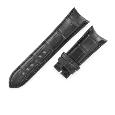 ブルガリ BVLGARI 純正 クロコバンド ブラック クロコダイル 腕時計パーツ 未使用 替え ベルト ストラップ 22mm ブラック 黒