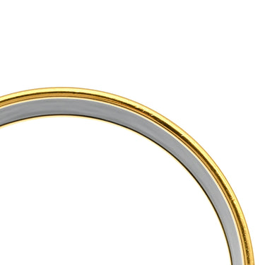 エルメス HERMES エマイユ GM ピンク×マルチカラー GP 七宝焼き バングル ゴールド金具 ローズ 馬 馬装具 タッセル