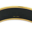 エルメス HERMES エマイユ GM ピンク×マルチカラー GP 七宝焼き バングル ゴールド金具 ローズ 馬 馬装具 タッセル