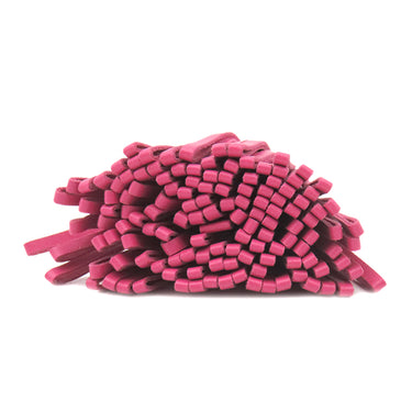 エルメス HERMES カルメン ローズショッキング ラムスキン キーリング シルバー金具