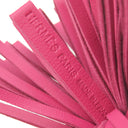 エルメス HERMES カルメン ローズショッキング ラムスキン キーリング シルバー金具