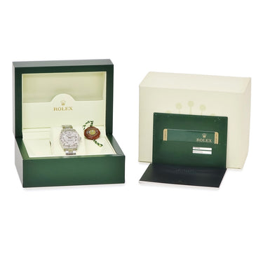 腕時計 ロレックス ROLEX デイトジャスト 178344NR ランダム番 自動巻き レディース ランダム番 K18WG×SS コンビ 純正ダイヤ シェル