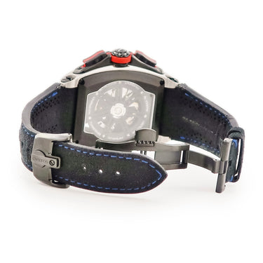 腕時計 クストス CVSTOS チャレンジ クロノ III-S CVT-CHR3-RED 自動巻き メンズ ブラック トノー デイト スモセコ 夜光インデックス