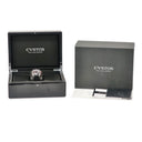 腕時計 クストス CVSTOS チャレンジ クロノ III-S CVT-CHR3-RED 自動巻き メンズ ブラック トノー デイト スモセコ 夜光インデックス