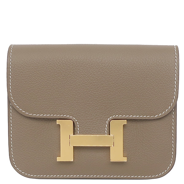 エルメス HERMES コンスタンス スリム ウォレット エトゥープ エバー