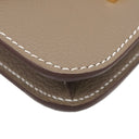 エルメス HERMES コンスタンス スリム ウォレット エトゥープ エバーカラー 二つ折り財布 ゴールド金具 グレージュ