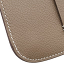 エルメス HERMES コンスタンス スリム ウォレット エトゥープ エバーカラー 二つ折り財布 ゴールド金具 グレージュ