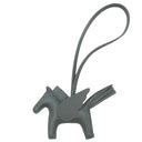 エルメス HERMES ロデオPM ペガサス ヴェールマングローブ アニョーミロ バッグチャーム 深緑 単色