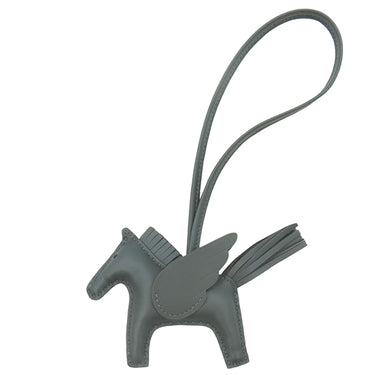 エルメス HERMES ロデオPM ペガサス ヴェールマングローブ アニョーミロ バッグチャーム 深緑 単色