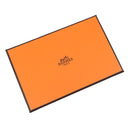 エルメス HERMES カルヴィ エトゥープ ヴォーエプソン カードケース シルバー金具 新品 未使用 グレージュ