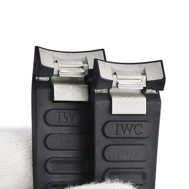 IWC IWC 純正 アクアタイマー用 ラバーバンド ブラック ラバー 腕時計パーツ 替え 部品 交換 予備 パーツ ベルト ストラップ 22mm ブラック 黒