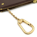 ルイヴィトン LOUIS VUITTON ポシェット クレ N62656 ダミエエベヌ ダミエキャンバス コインケース ゴールド金具 カードケース 小銭入れ 茶 キーチェーン付き