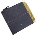 ルイヴィトン LOUIS VUITTON ポシェット フェリシー M64099 マリーヌ ルージュ モノグラムアンプラント チェーンウォレット ゴールド金具 紺 赤 チェーンショルダー