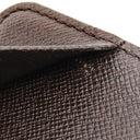 ルイヴィトン LOUIS VUITTON コンパクトジップ N61668 ダミエエベヌ ダミエキャンバス 二つ折り財布 ゴールド金具 茶