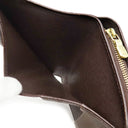 ルイヴィトン LOUIS VUITTON コンパクトジップ N61668 ダミエエベヌ ダミエキャンバス 二つ折り財布 ゴールド金具 茶