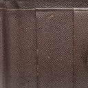 ルイヴィトン LOUIS VUITTON コンパクトジップ N61668 ダミエエベヌ ダミエキャンバス 二つ折り財布 ゴールド金具 茶