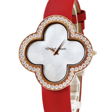 腕時計 ヴァンクリーフアーペル Van Cleef & Arpels アルハンブラ タリスマン VCAR030100 クオーツ メンズ レディース K18PG無垢 純正ダイヤ