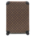 ルイヴィトン LOUIS VUITTON スーツケース ホライゾン 55 M20294 モノグラム×ブラック モノグラムマカサー キャリーバッグ シルバー金具 茶 黒 スーツケース TSAロック 4輪