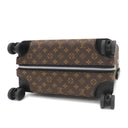 ルイヴィトン LOUIS VUITTON スーツケース ホライゾン 55 M20294 モノグラム×ブラック モノグラムマカサー キャリーバッグ シルバー金具 茶 黒 スーツケース TSAロック 4輪